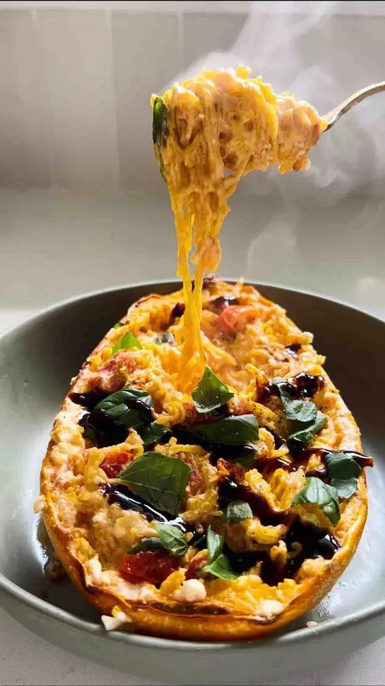 Baked Feta Spaghetti Squash-image