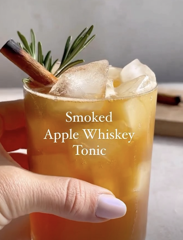 Smoked Apple Whiskey Tonic Recipe The Feedfeed