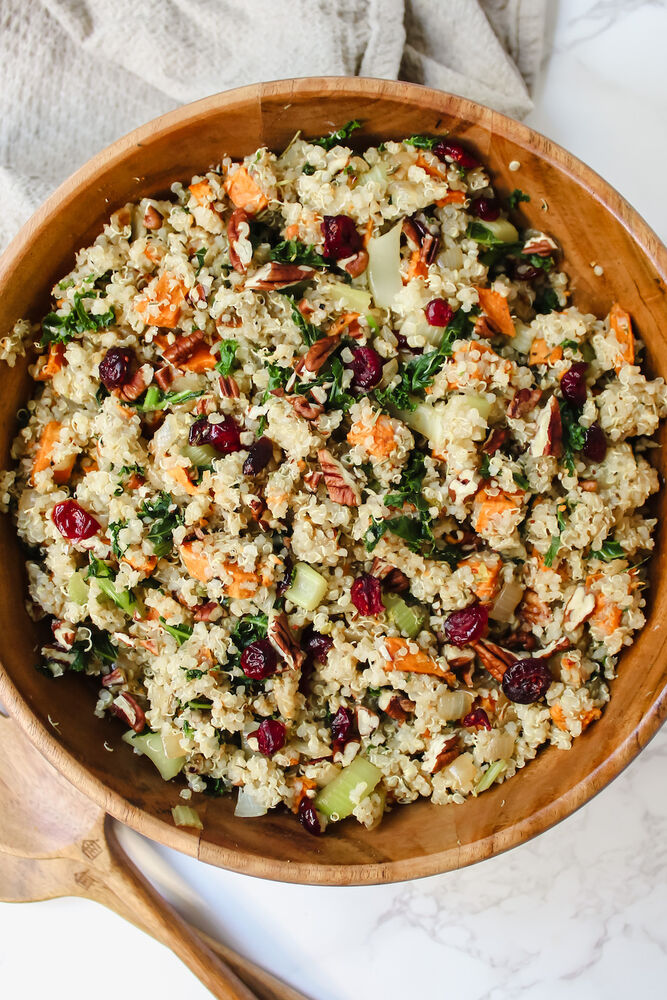 Roasted Sweet Potato Quinoa Stuffing Recipe The Feedfeed