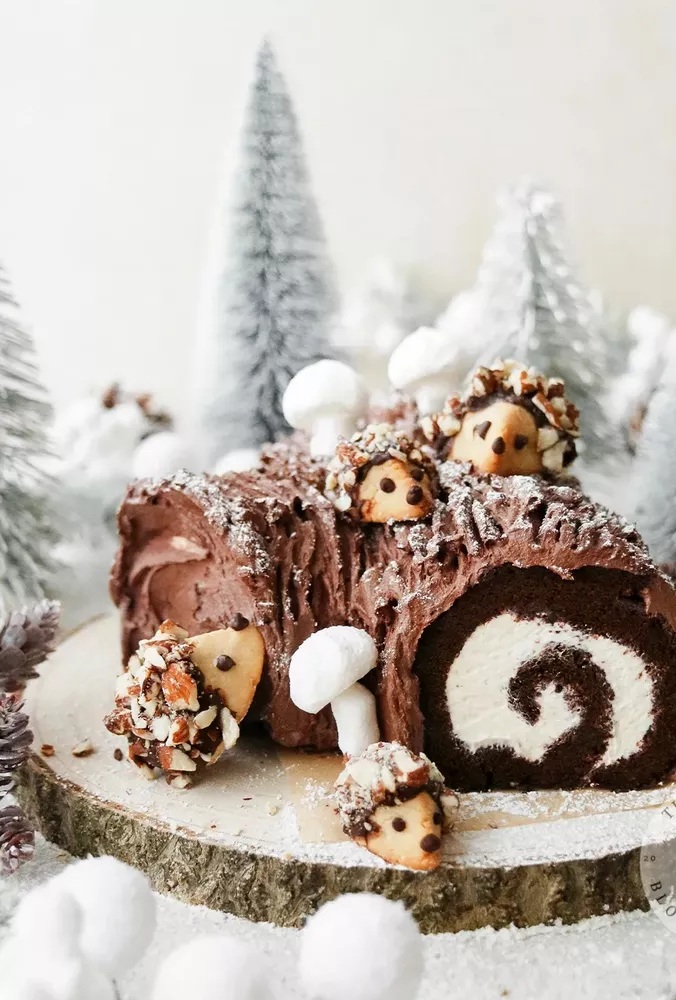 the little blog of vegan yule log