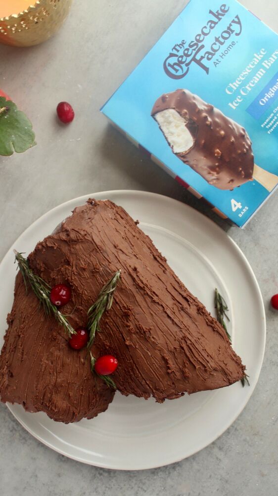 Hazelnut Yule Log Cake – Alphe's Corner