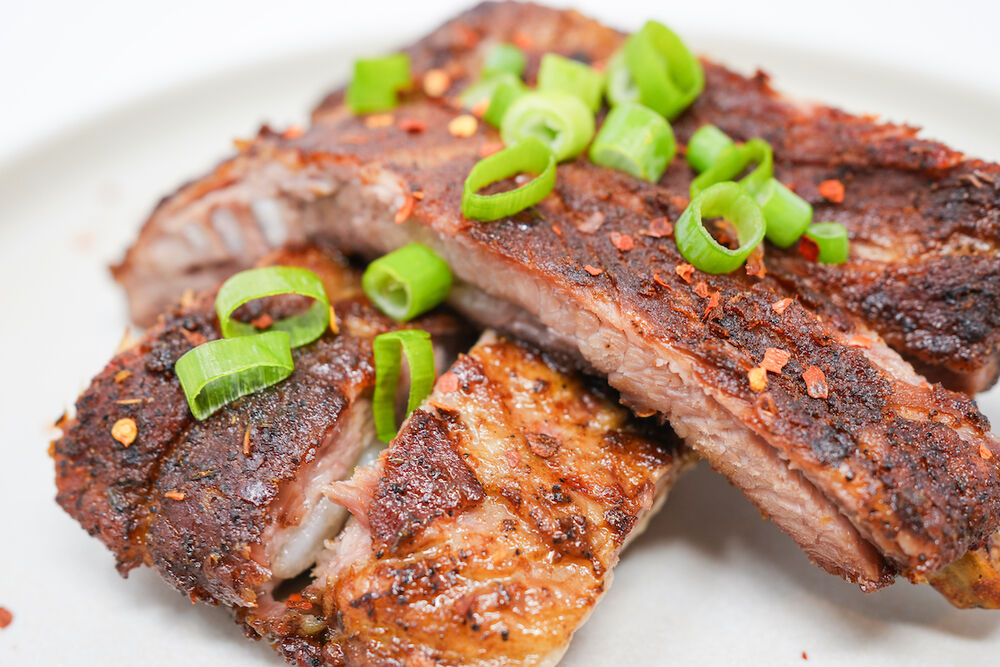 OvenRoasted Dry Rubbed Pork Spare Ribs Recipe The Feedfeed