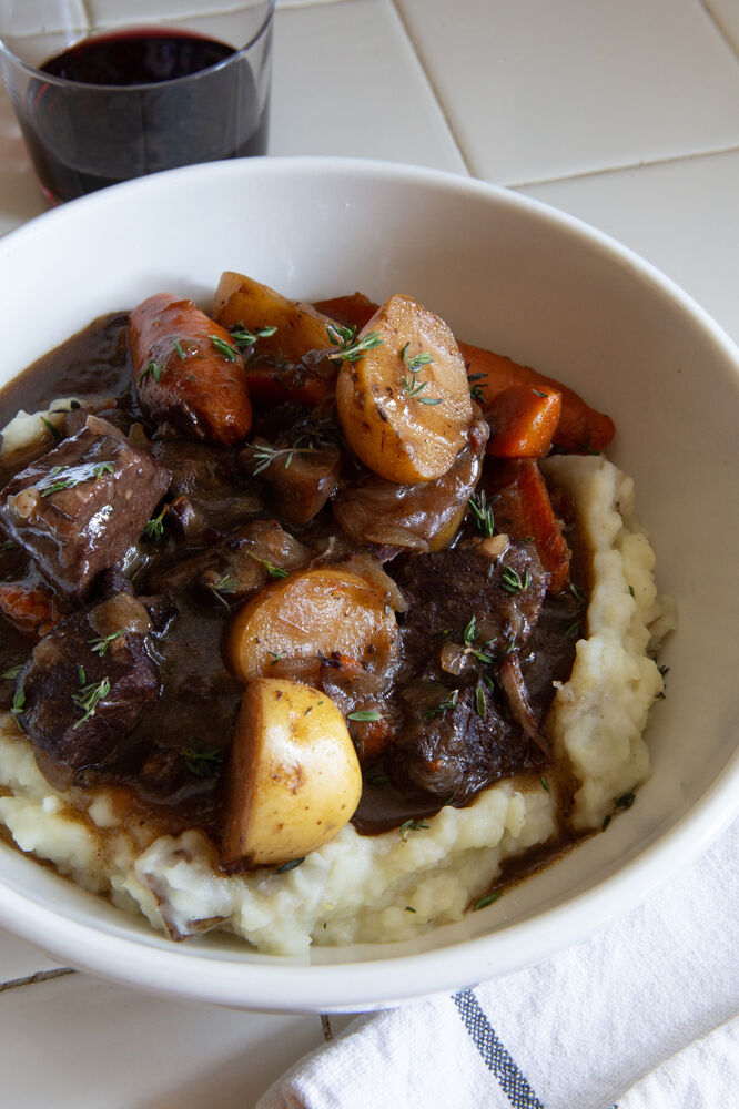 Red Wine Beef Stew with Potatoes and Carrots Recipe | The Feedfeed