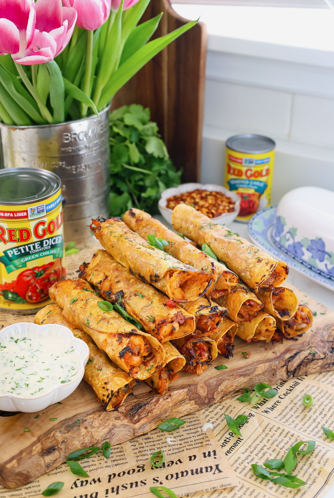 Crispy Chipotle Cheesy Chicken Taquitos Recipe The Feedfeed