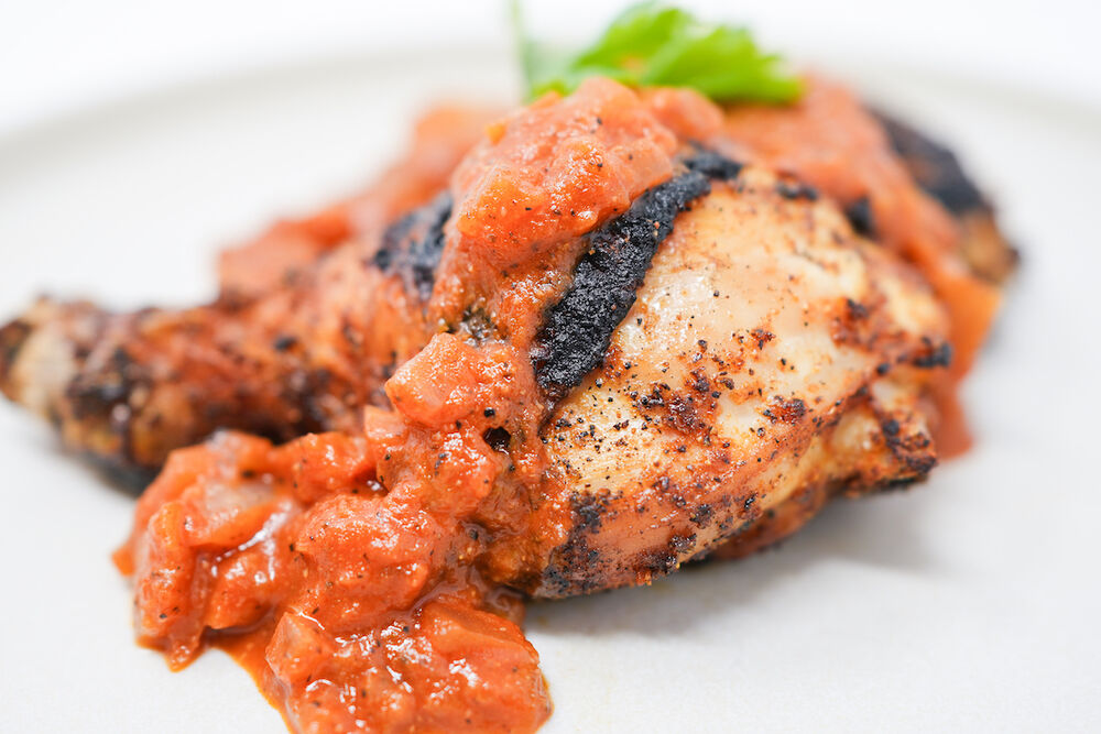 Grilled Chicken with Peach Vidalia Onion Sauce Recipe The Feedfeed