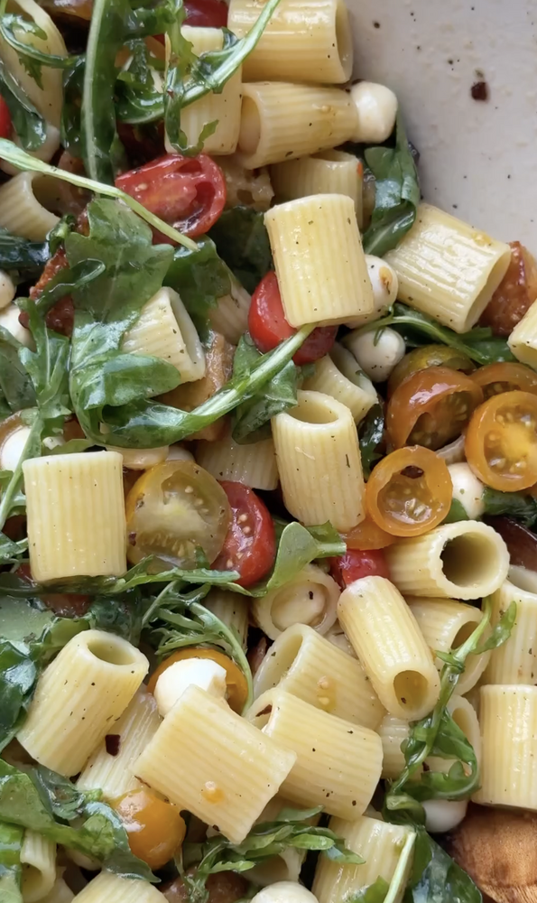 Hot Honey Pasta Salad Recipe Recipe | The Feedfeed