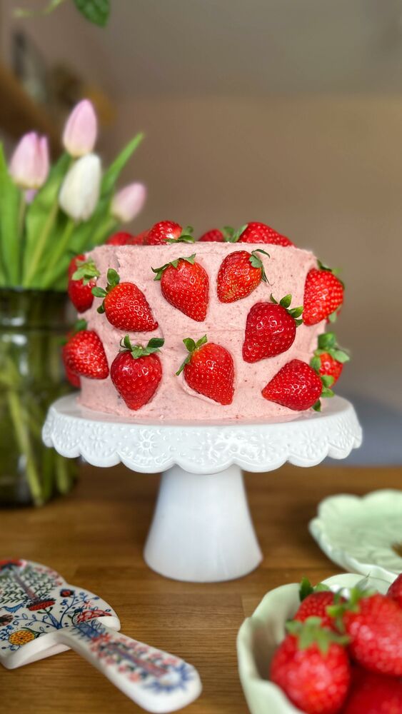 Strawberry Dream Cake Recipe | The Feedfeed