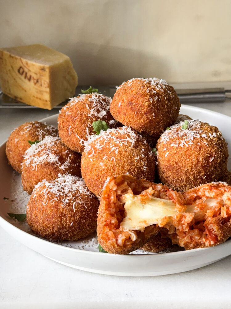 Arancini with Marcella Hazan's Tomato Sauce Recipe | The Feedfeed