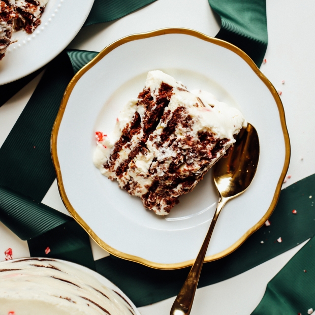 Peppermint Bark Icebox Cake by thefeedfeed, The Feedfeed