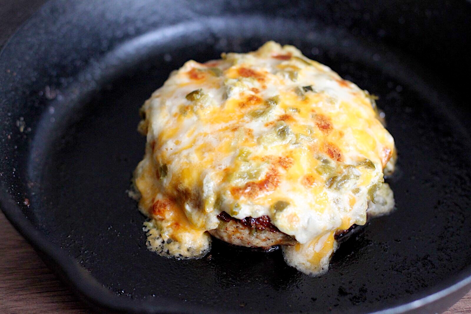 Green Chile “Pimento Cheese” Chicken Burgers by Nick Neves , Los