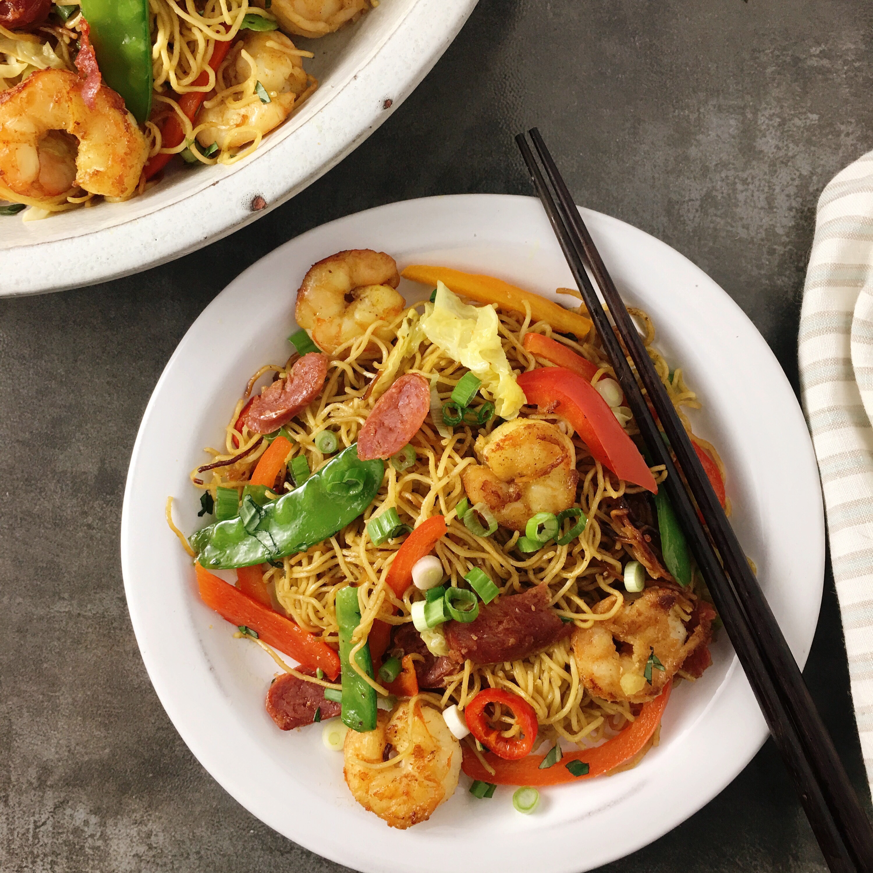 Spiced Chinese Noodle Stir Fry by Teri Turner , Chicago, IL/St. Helena