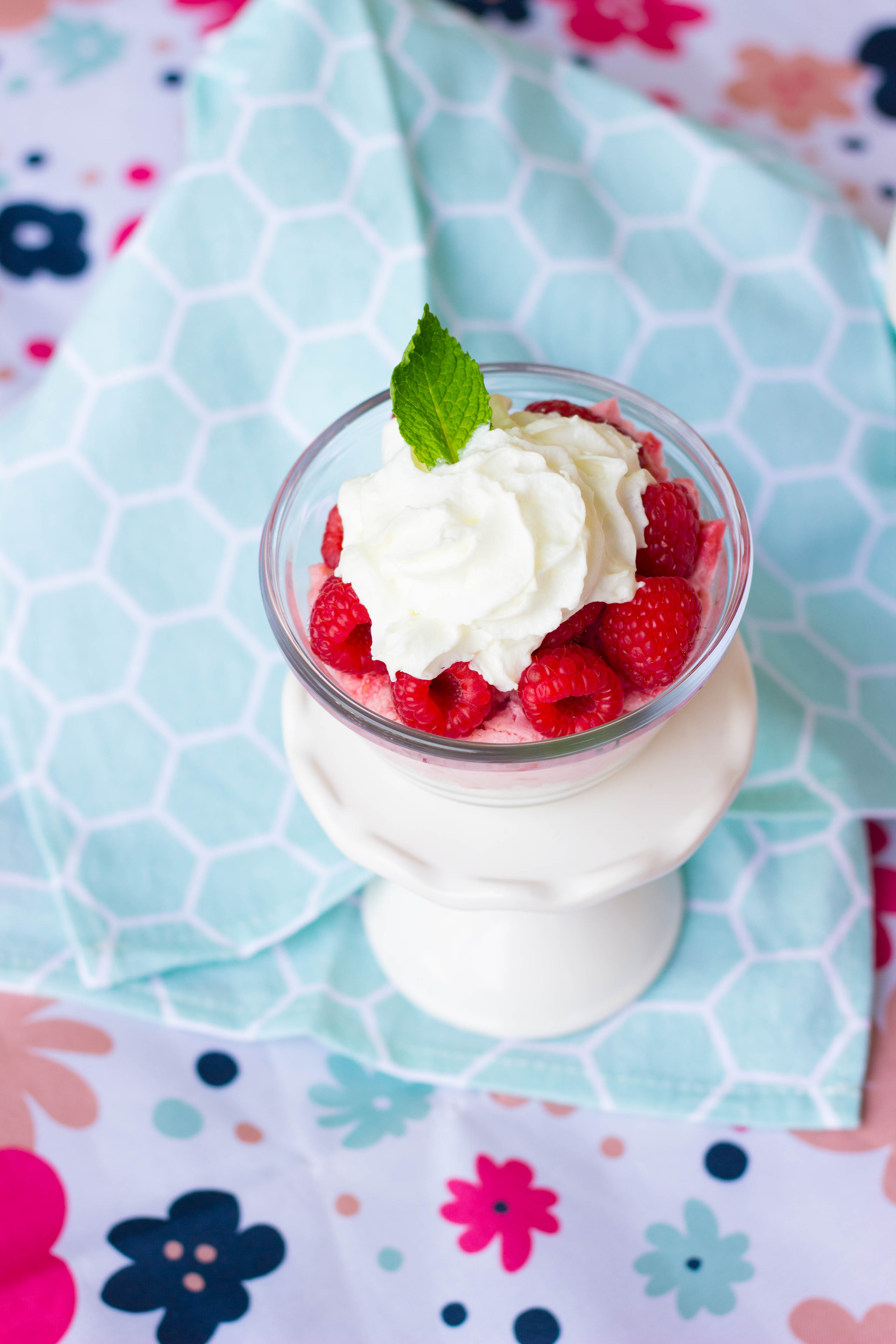 Raspberry Mousse & Angel Food Cake Cups by Laura Jean Gilleland , | The ...