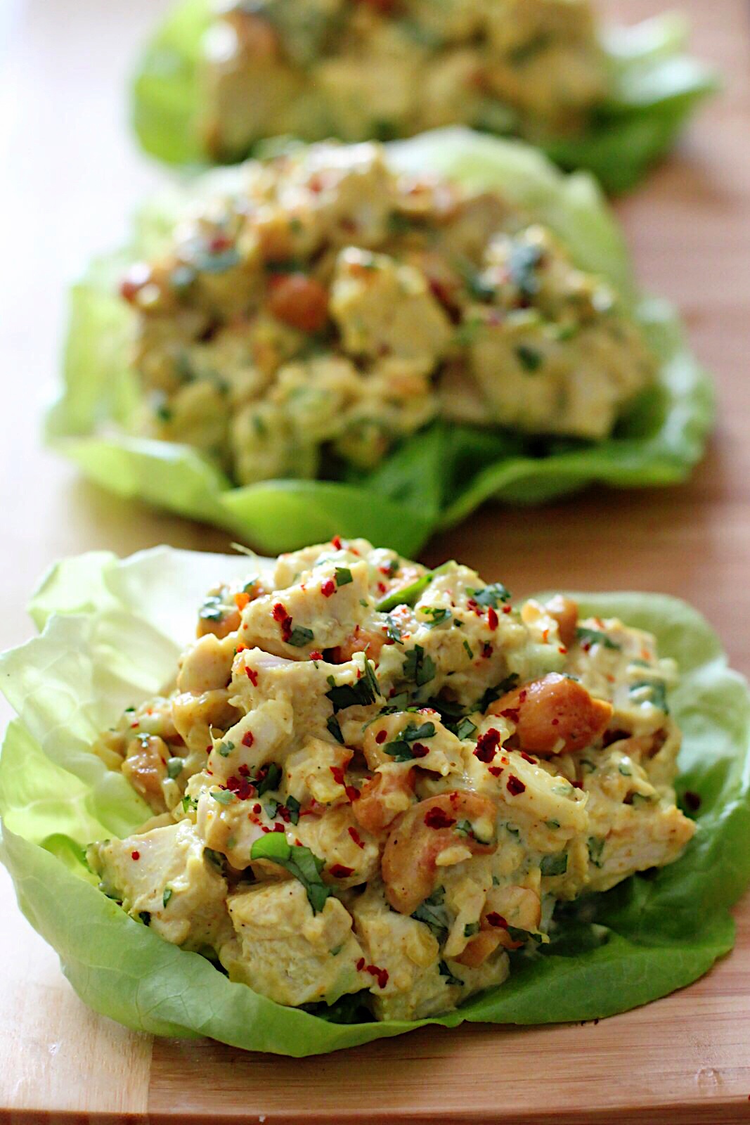 Curry Chicken Salad Lettuce Wraps by Kevin Masse , New York City