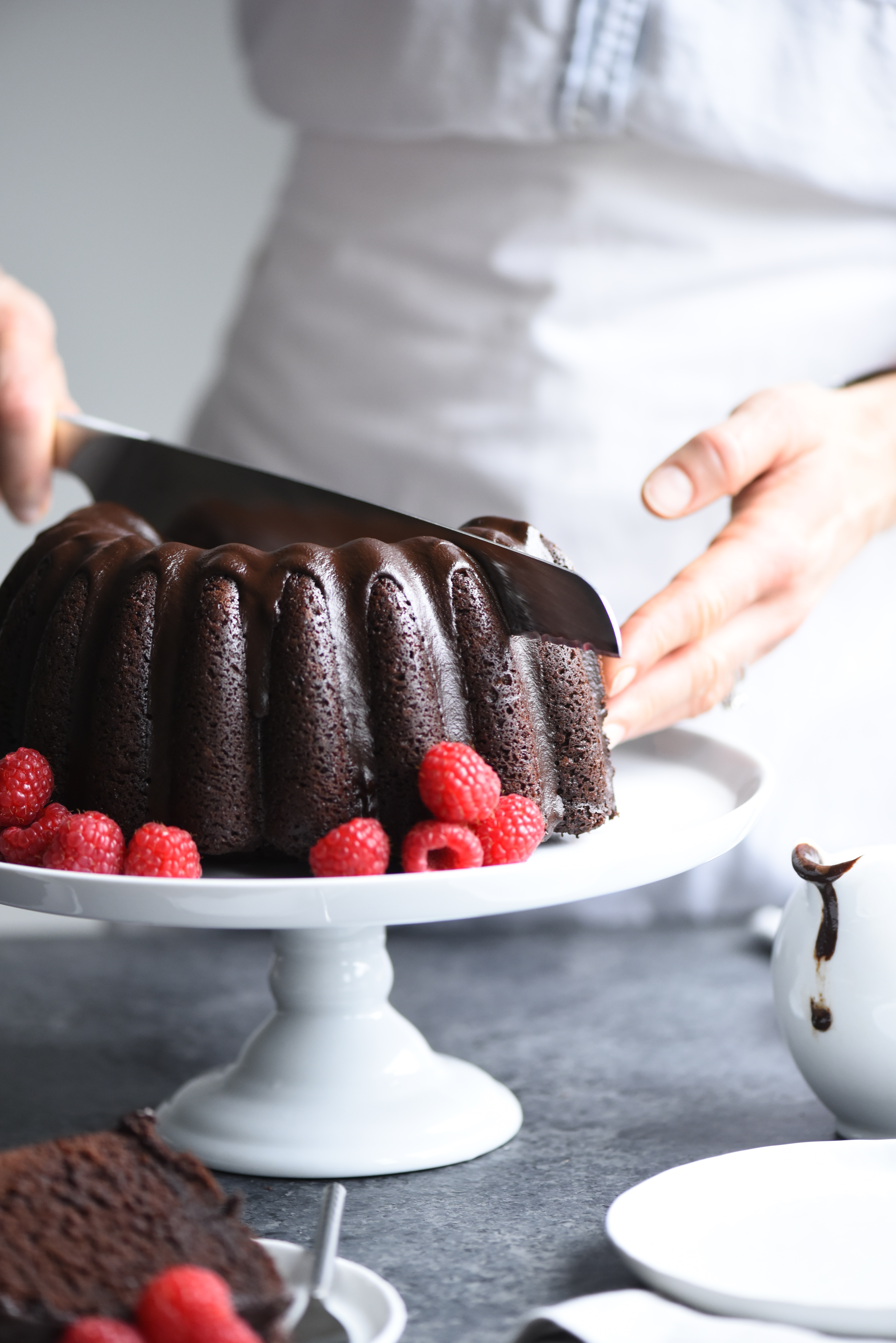 Chocolate Fudge Bundt Cake by Alexis and Beth Sinclair, West Bloomfield