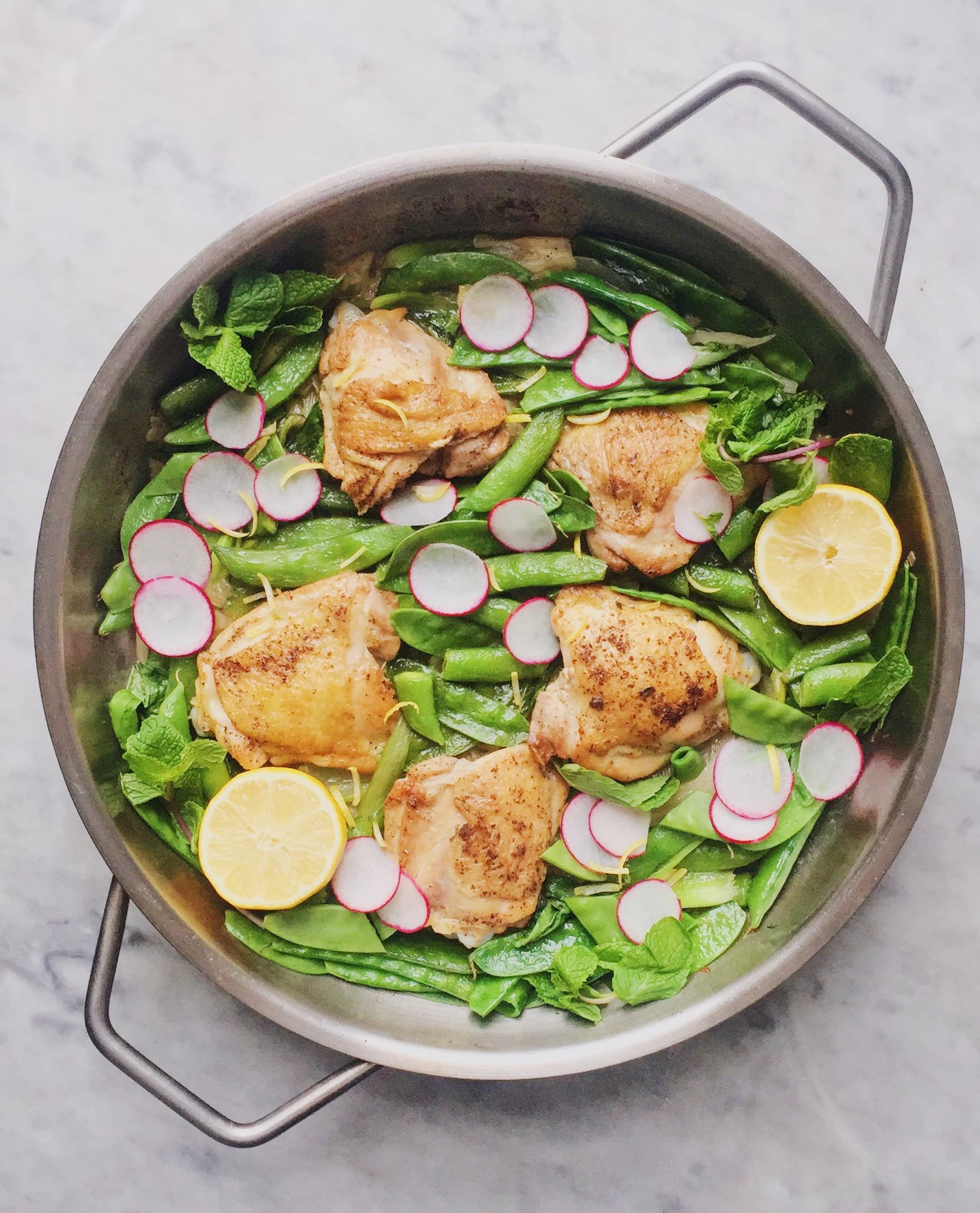 Spring Skillet Chicken