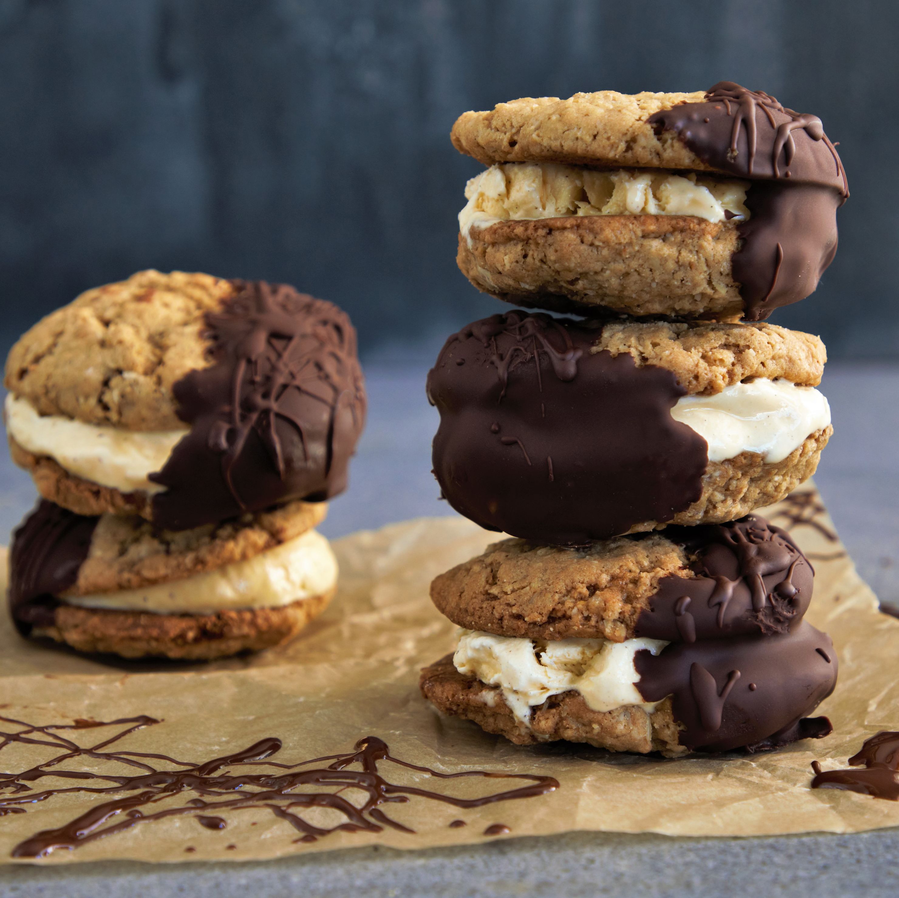 ice cream cookie sandwich recipe video