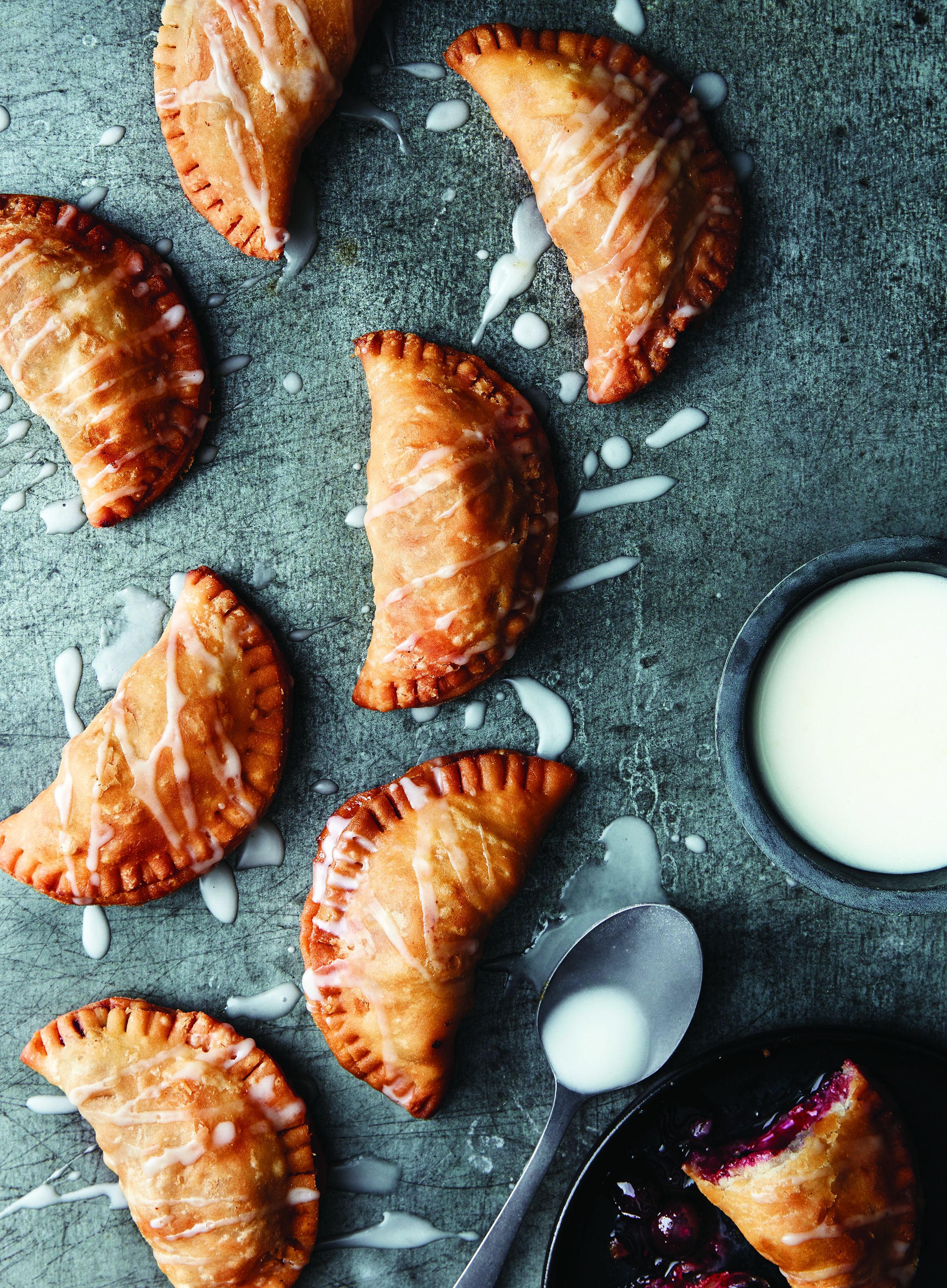 Blueberry Fried Pies with Meyer Lemon Glaze Recipe The Feedfeed