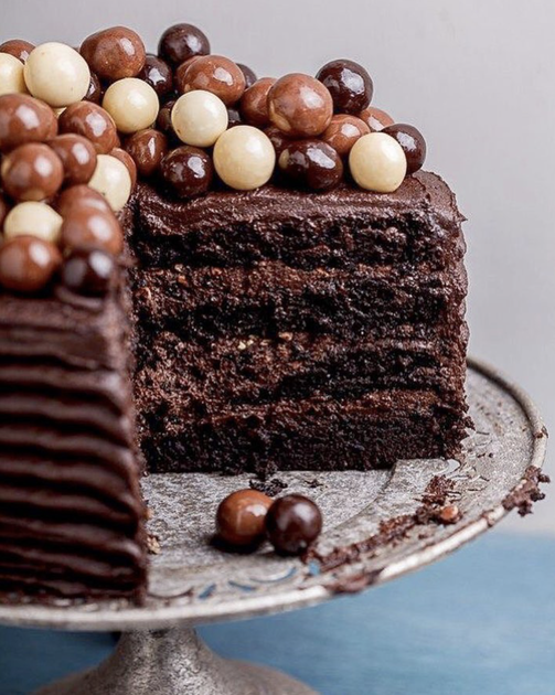 Cake and coffee grinder. stock photo. Image of rich, fudge - 28622798