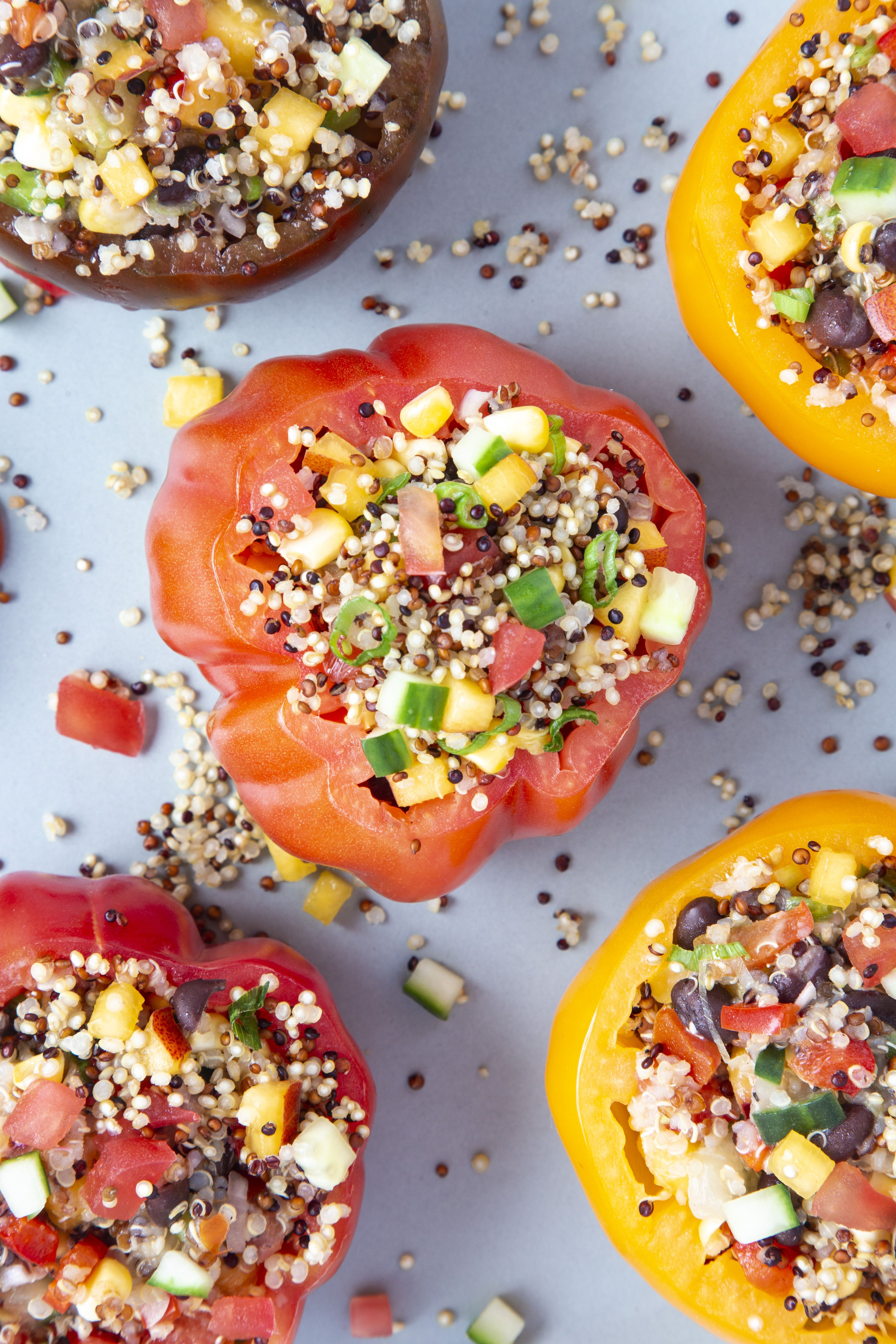 Tri-Color Quinoa Salad Recipe | The Feedfeed