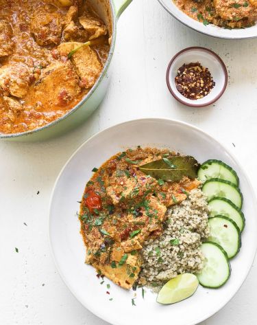 Yogurt Chicken Curry With Quinoa