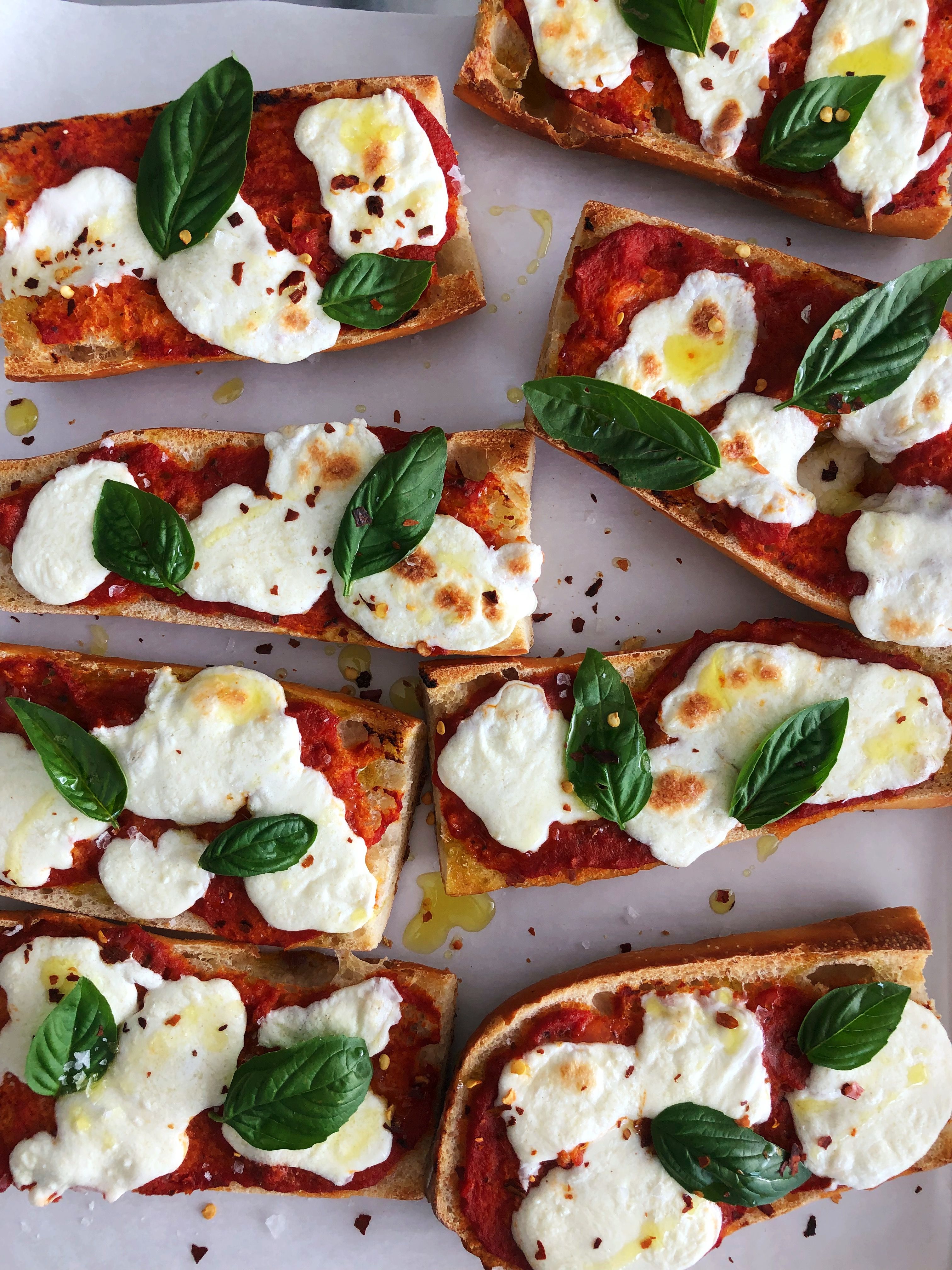 Easy French Bread Pizzas by thefeedfeed | Quick & Easy Recipe | The ...