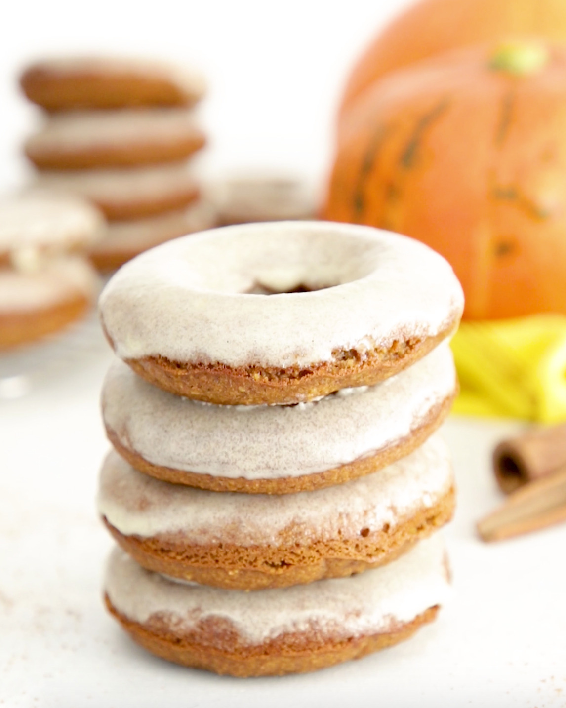 Pumpkin Spice Donut With Coconut Glaze Recipe By Editors The Feedfeed