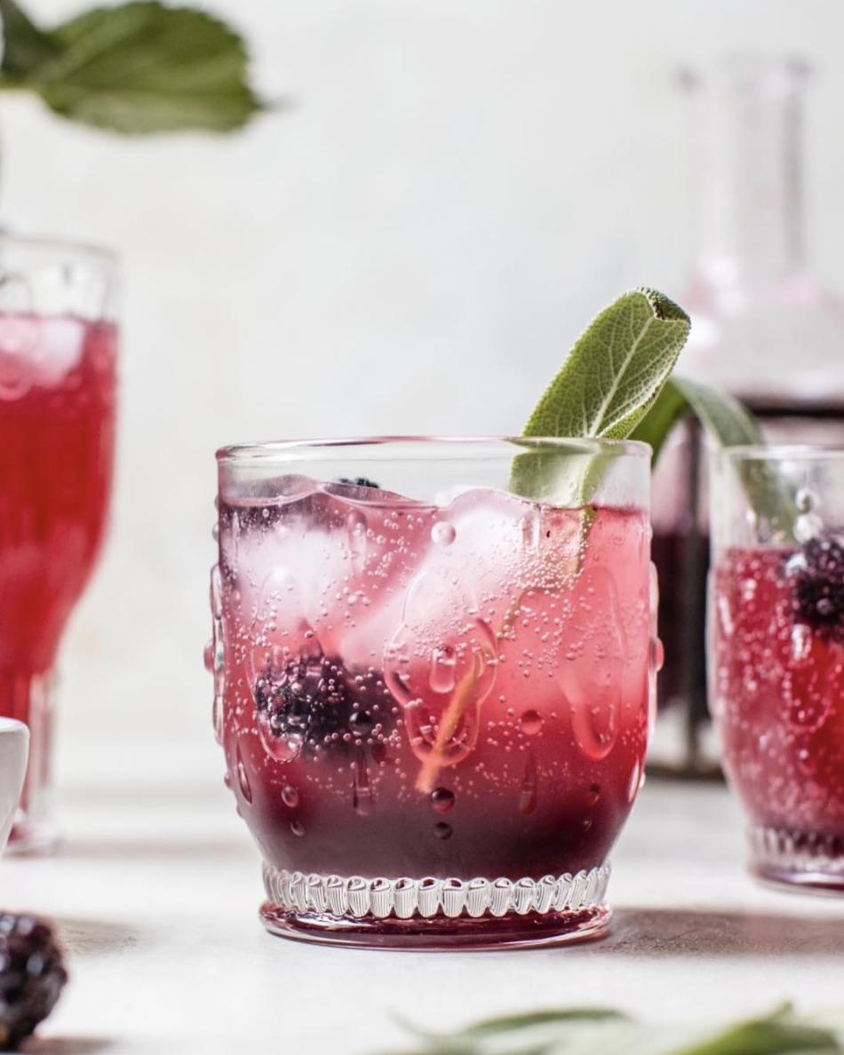 Refreshing Blackberry Sage Shrub with Apple Cider Vinegar Recipe The Feedfeed