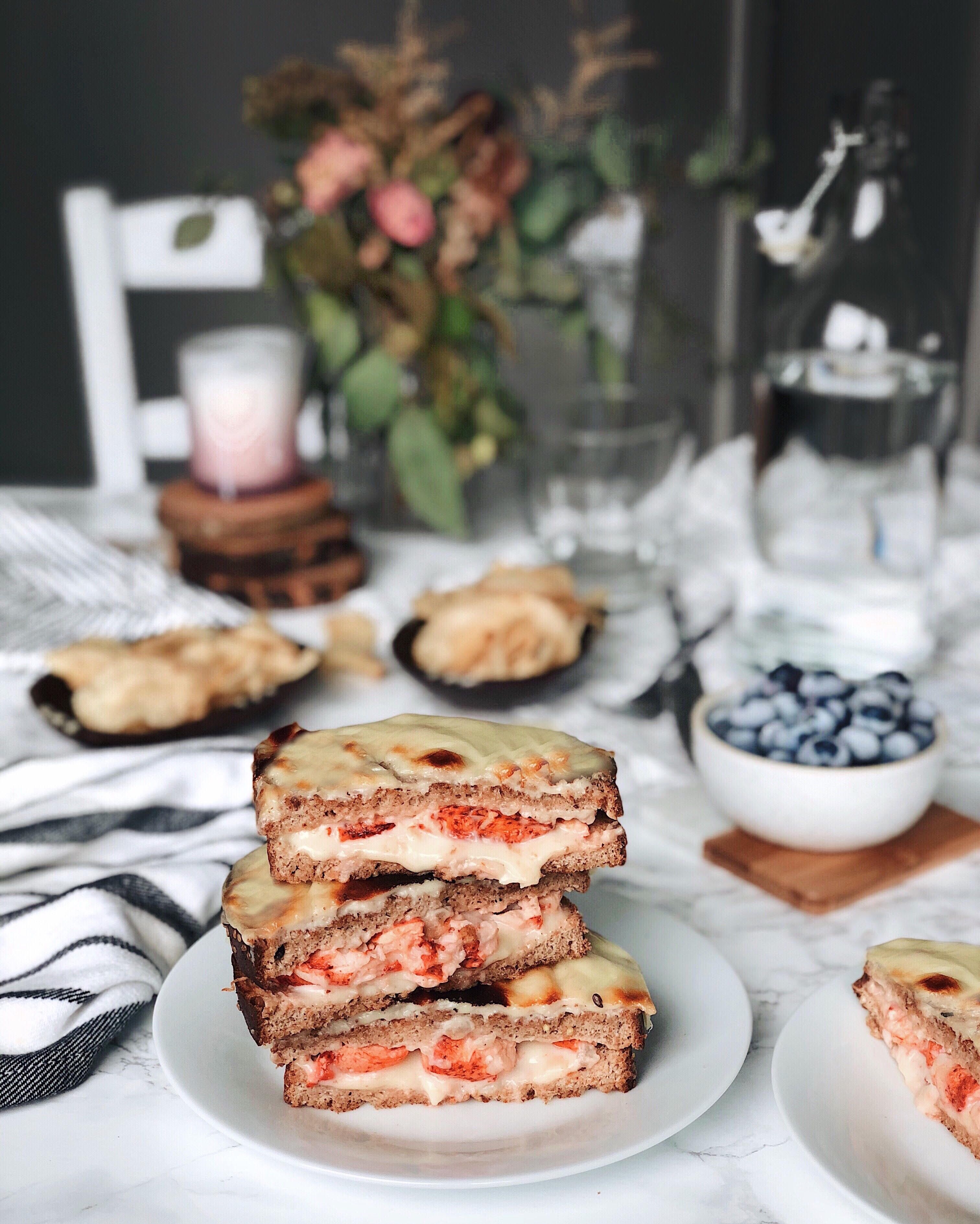 Lobster Croque Monsieur Recipe | The Feedfeed