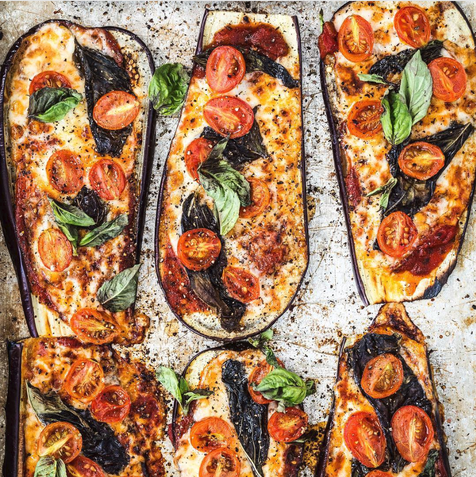Roasted Eggplant Pizza Recipe The Feedfeed