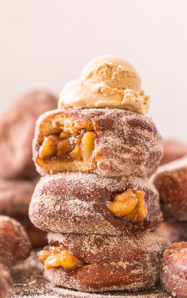 Apple Pie Doughnuts Recipe | The Feedfeed