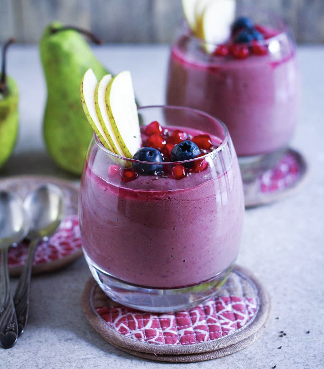 Pear Blueberry Banana Smoothie with Ginger by tashasartisanfoods | Quick &  Easy Recipe | The Feedfeed