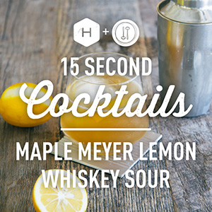 whiskey sour recipe with lemon juice concentrate
